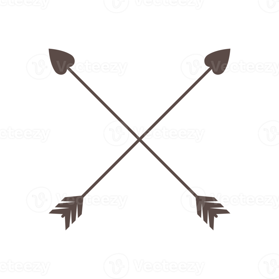 fricchettone freccia attraversare nel boho stile tribale frecce png