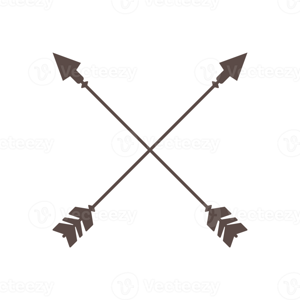 fricchettone freccia attraversare nel boho stile tribale frecce png