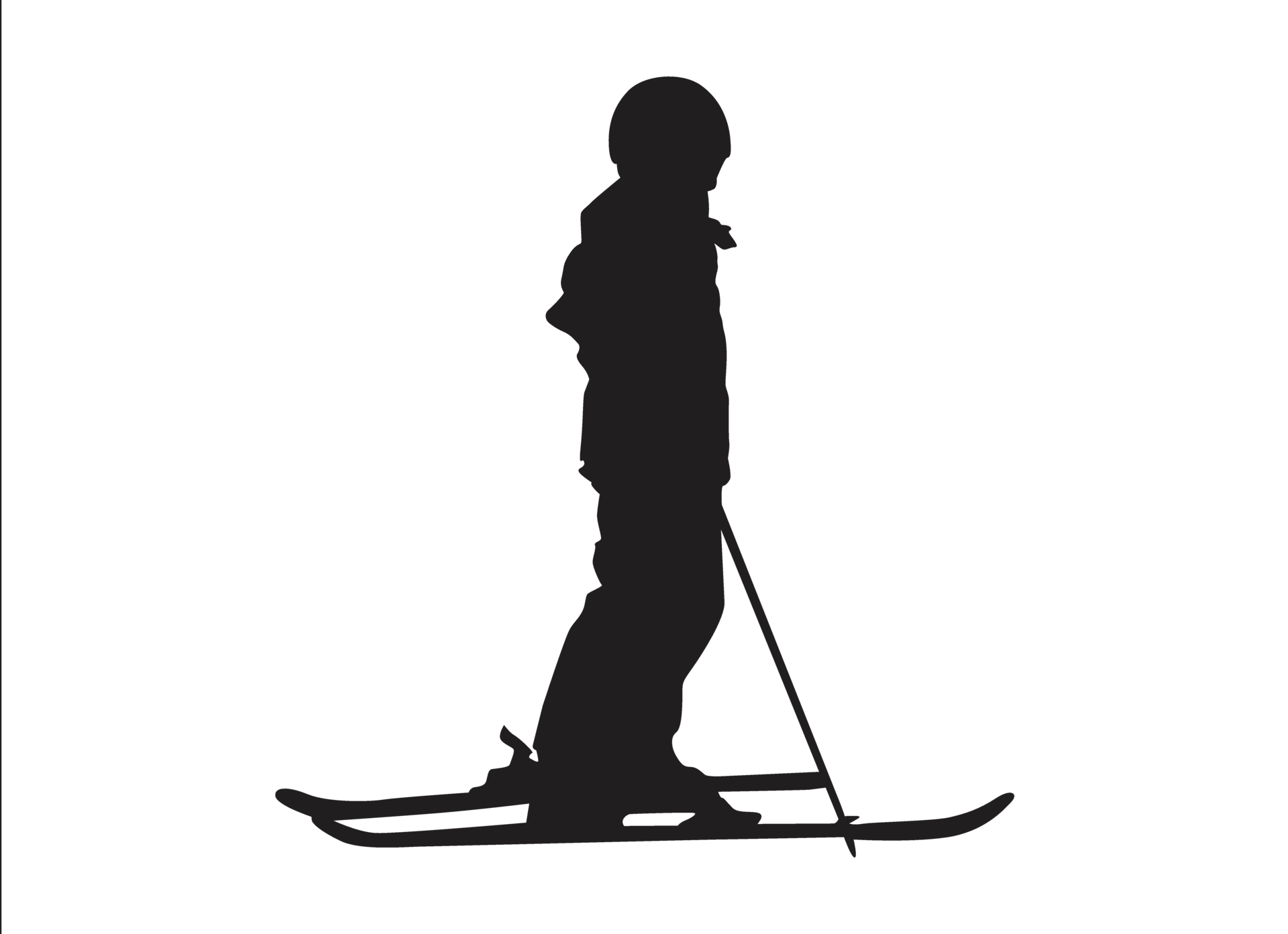 Silhouette Of Ski Player, Skiing, Snow Ski 22386331 PNG