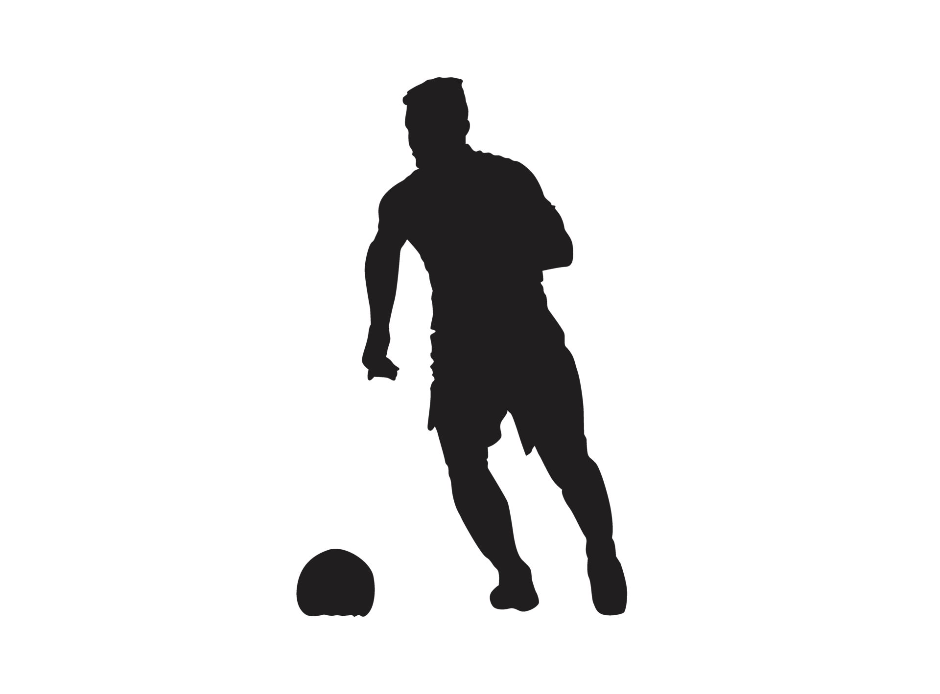 The man football player silhouette PNG 22102123 PNG