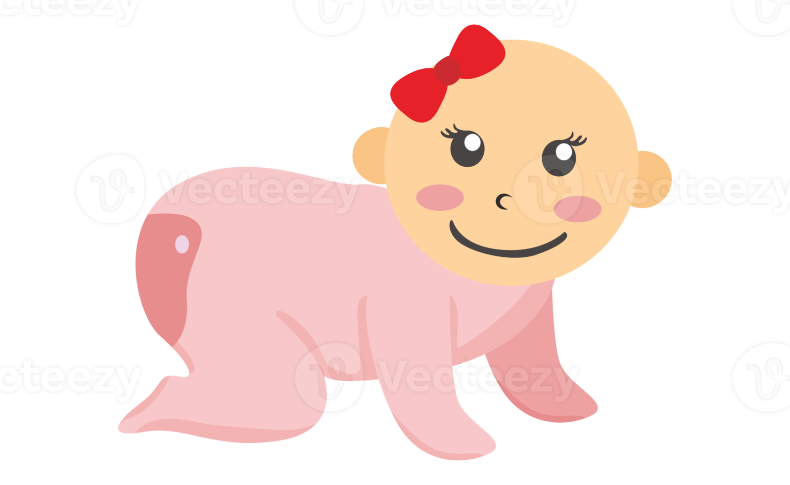 baby uitrusting - baby uitrusting - aanbiddelijk glimlachen baby meisje is kruipen png