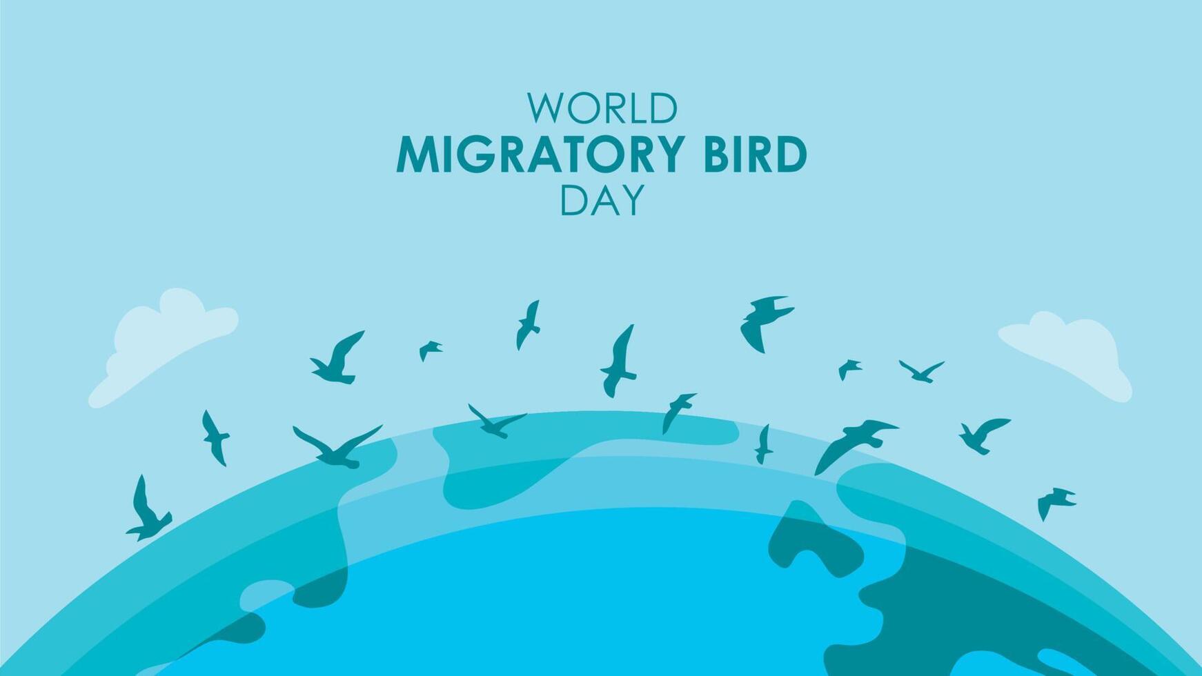 world migratory bird day banner template vector stock 22386697 Vector