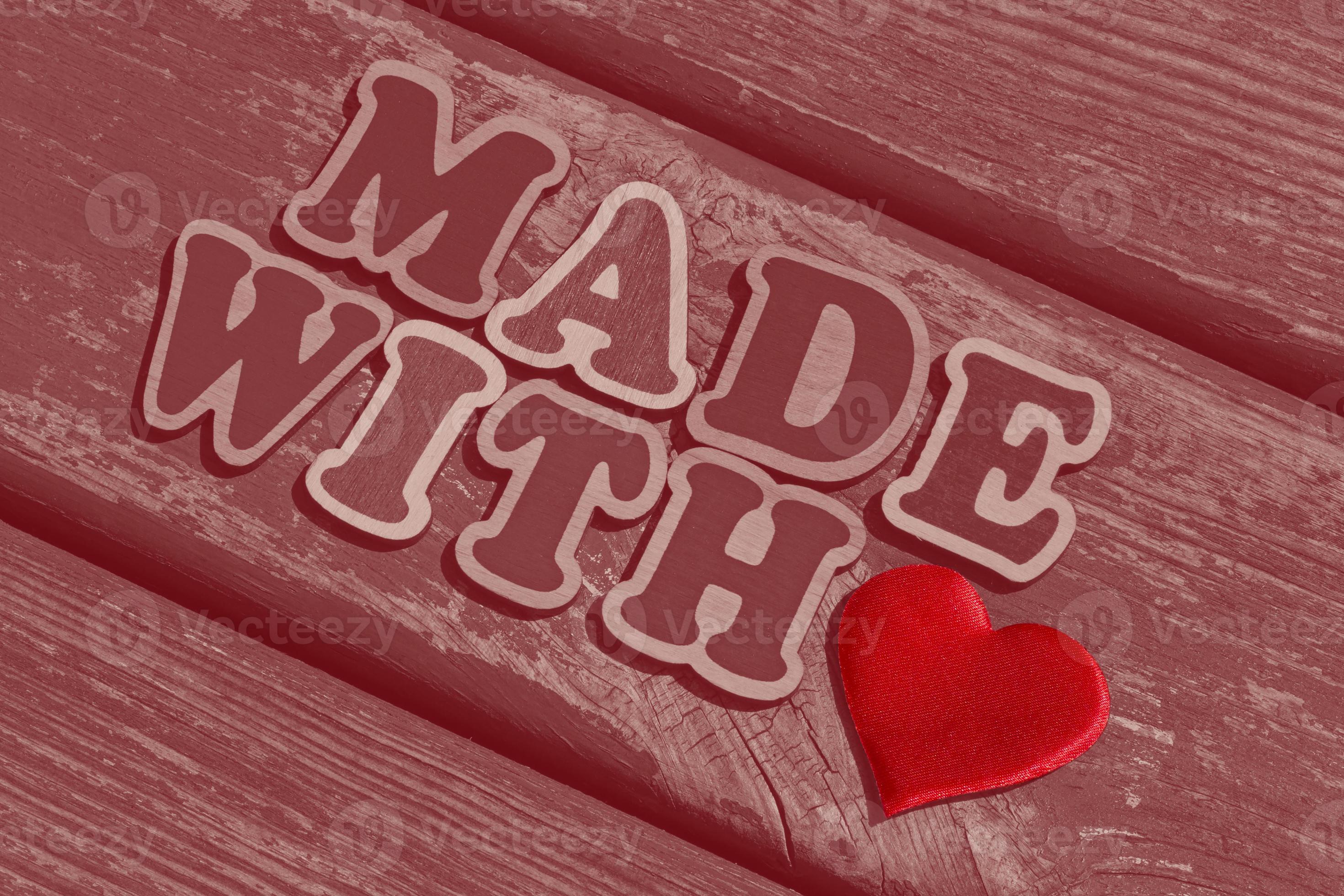 Text Made With Love Made Of Wooden Letters On Wood Background 22386996 text-made-with-love-made-of-wooden-letters-on-wood-background-22386996