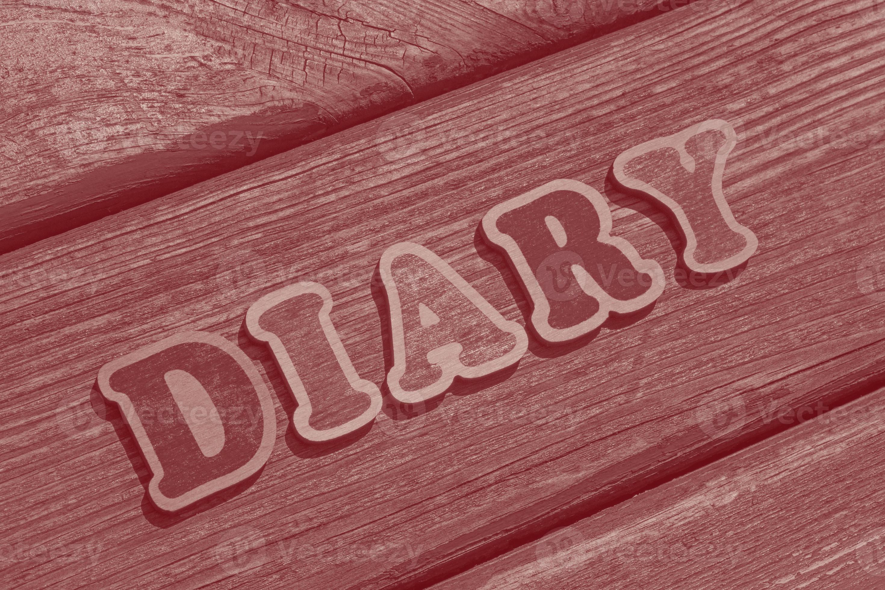 Word Diary Made Of Wooden Letters On Wood Background 22387314 Stock word-diary-made-of-wooden-letters-on-wood-background-22387314-stock
