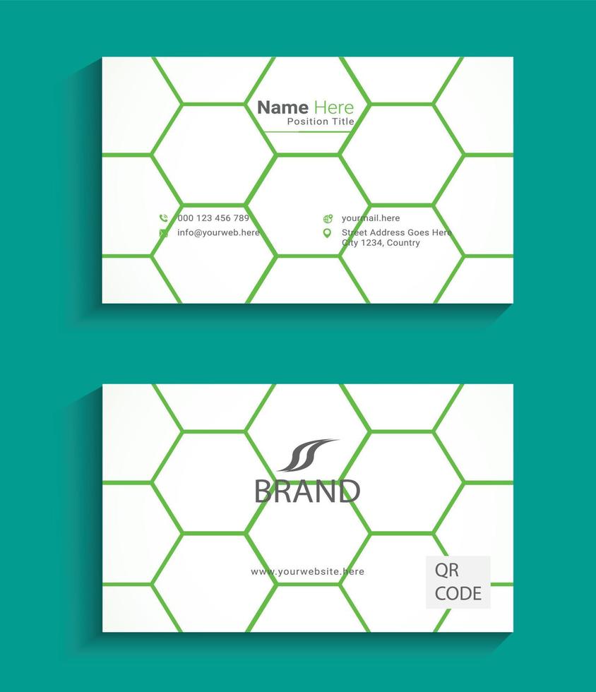 modern business card design template vector