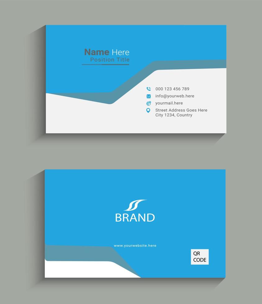 modern business card design template vector