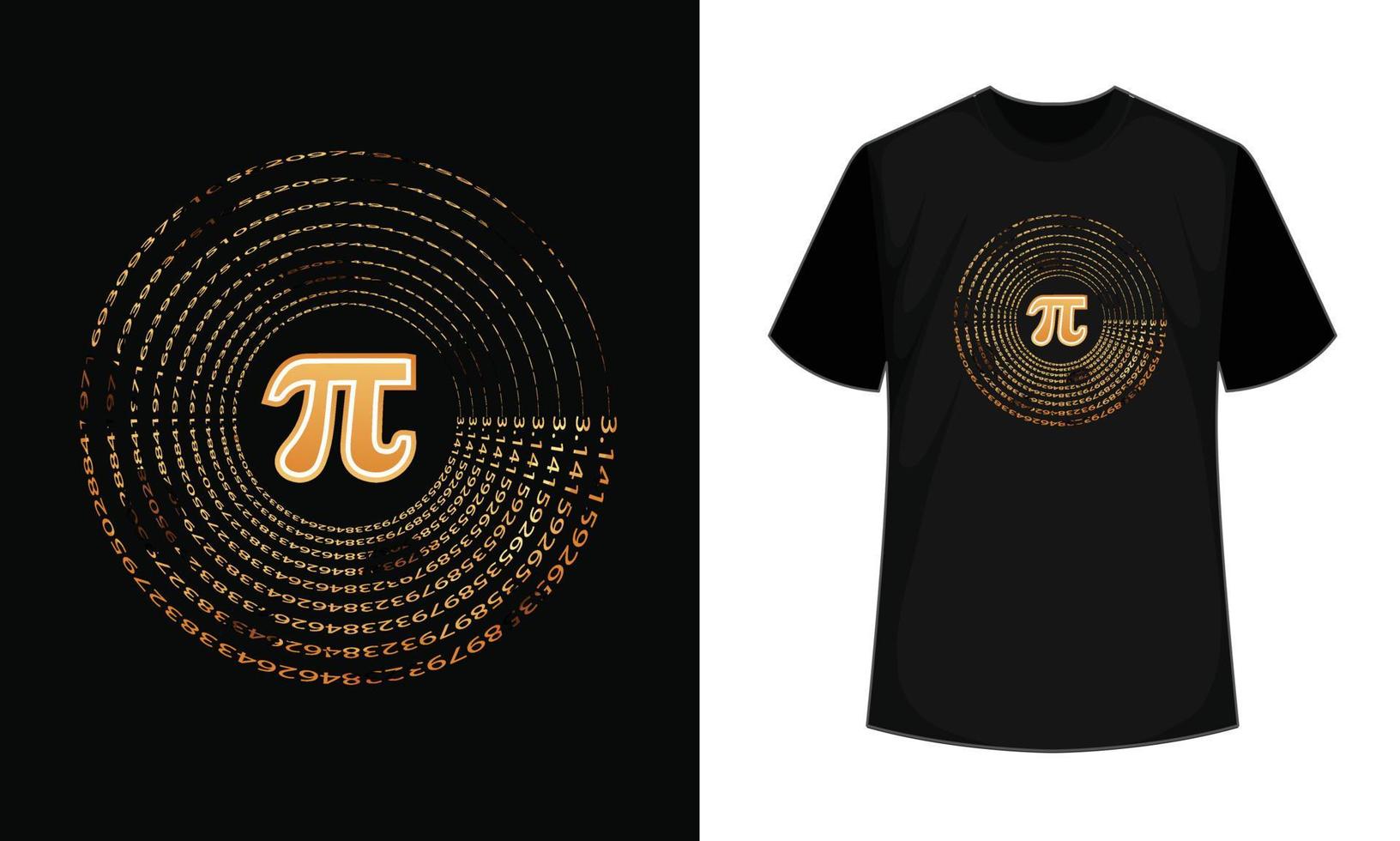 Happy pi day teacher gift t shirt design vector