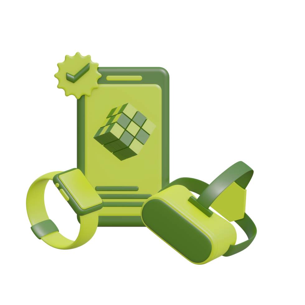Green Icon for web or app png