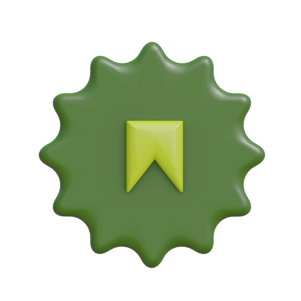 groen icoon voor web of app png