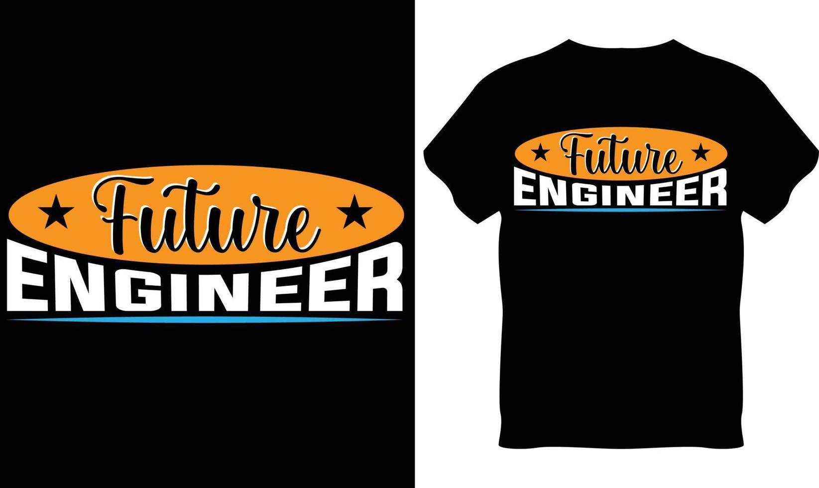 Engineer T-Shirt Design vector