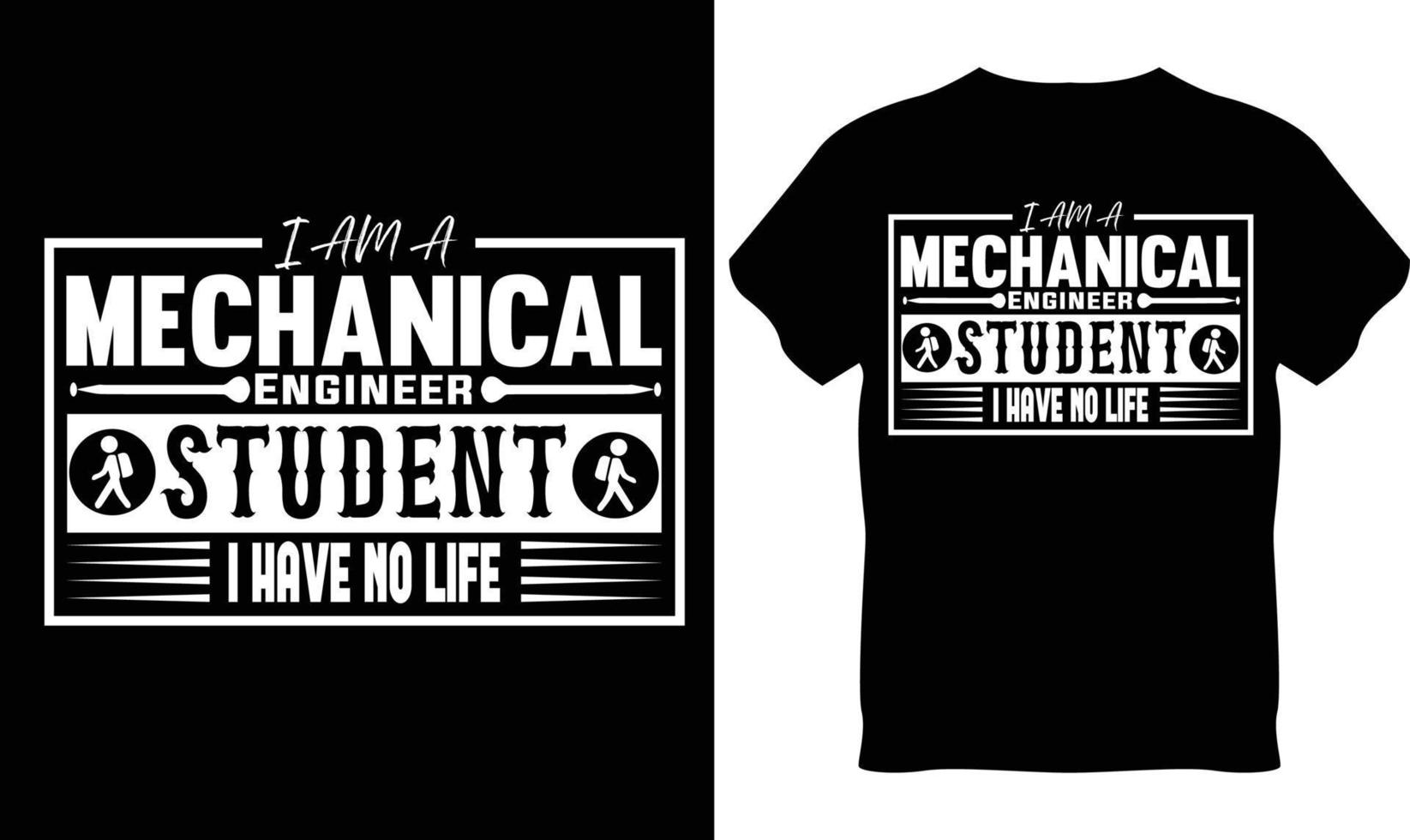 Engineer T-Shirt Design vector