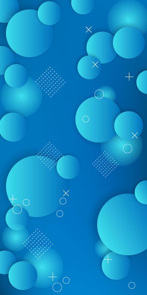 blue abstract geometric dynamic  for business finance and technology background vector