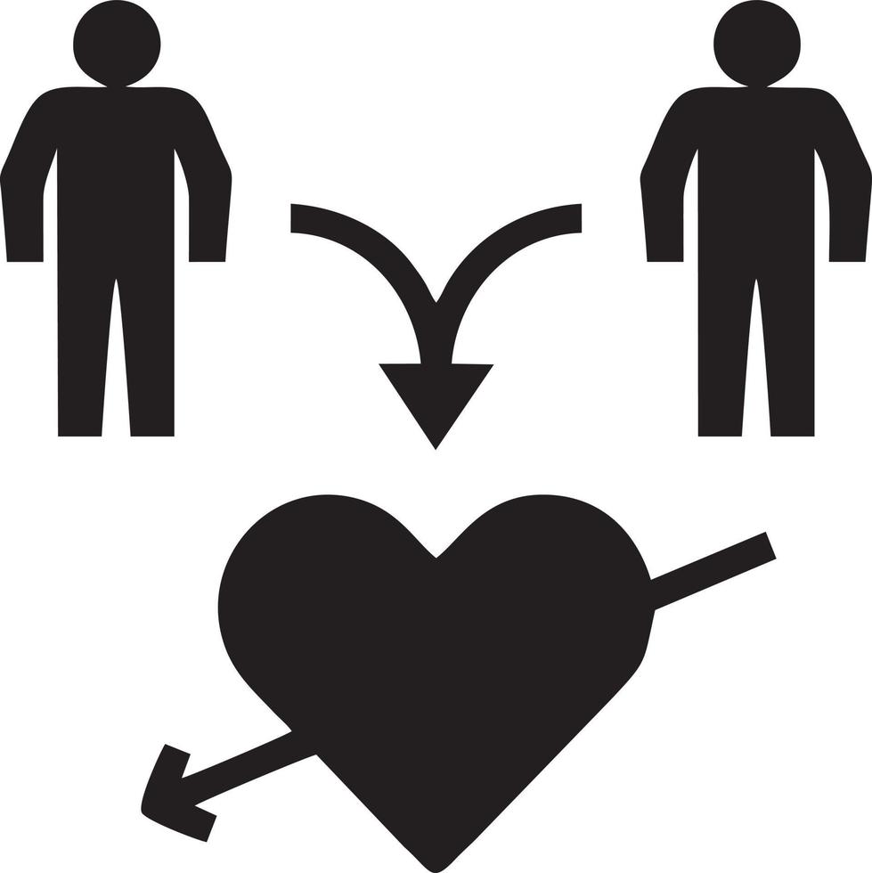 Love icon symbol vector image. Illustration of the valentine day symbol. EPS 10