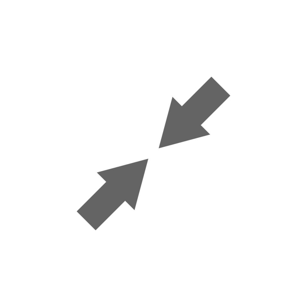 Arrow, size vector icon