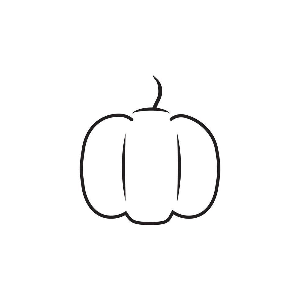 Vector Pumpkin vector icon