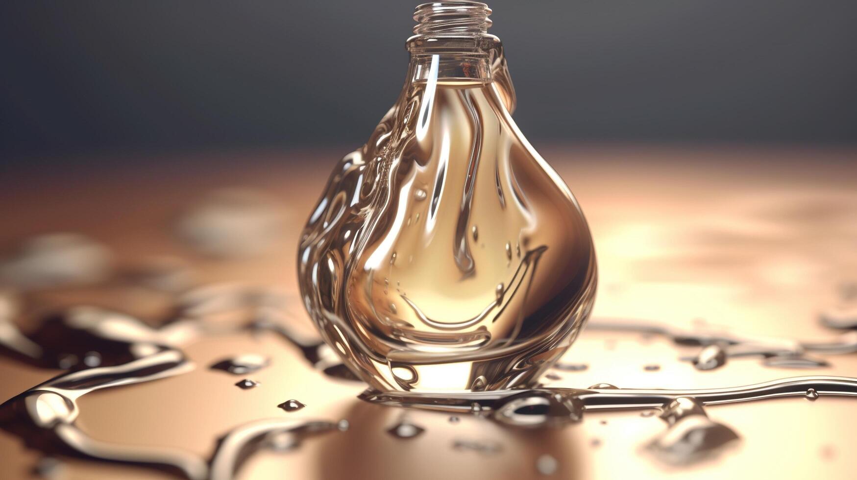 water drops on a surface photo
