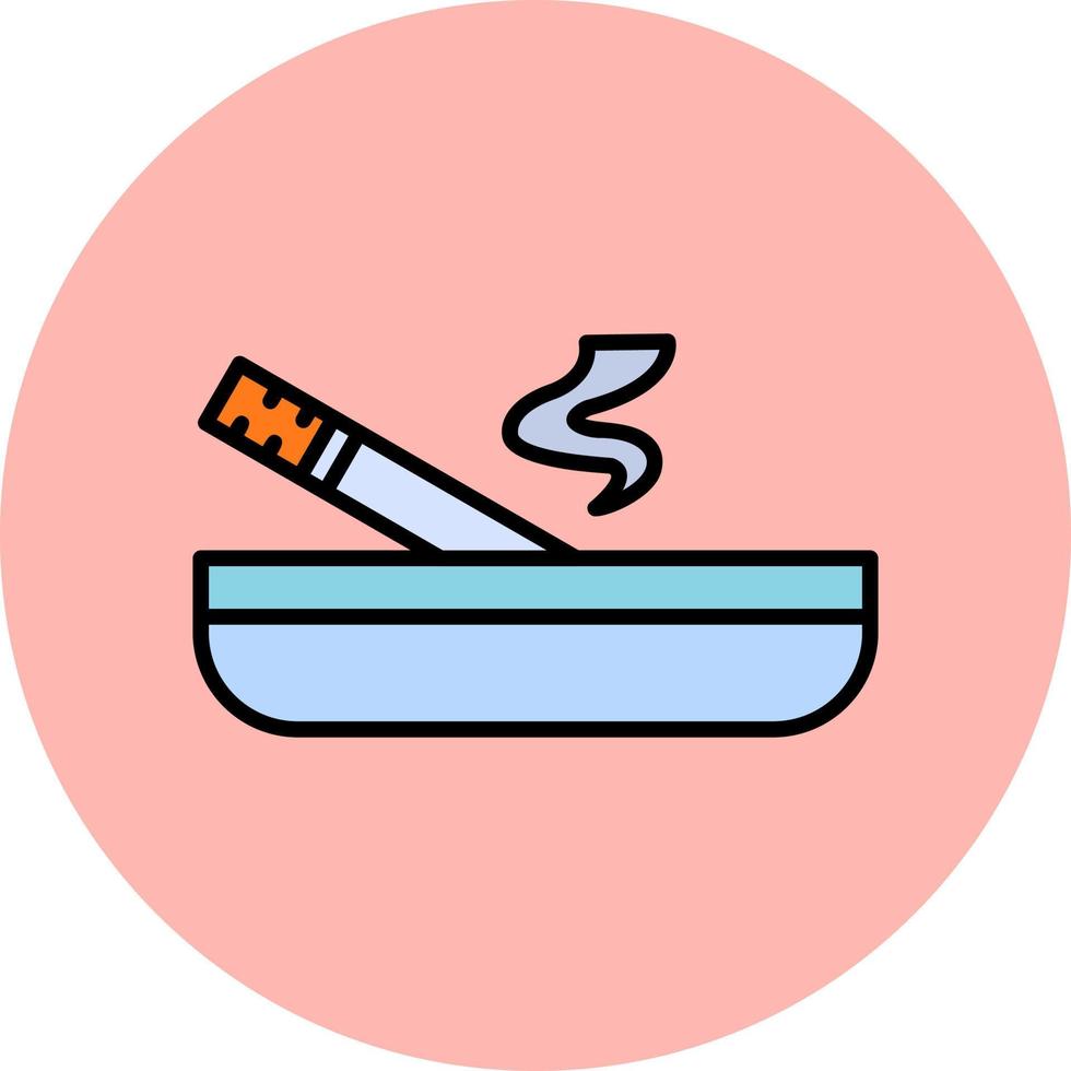 Ashtray Vector Icon