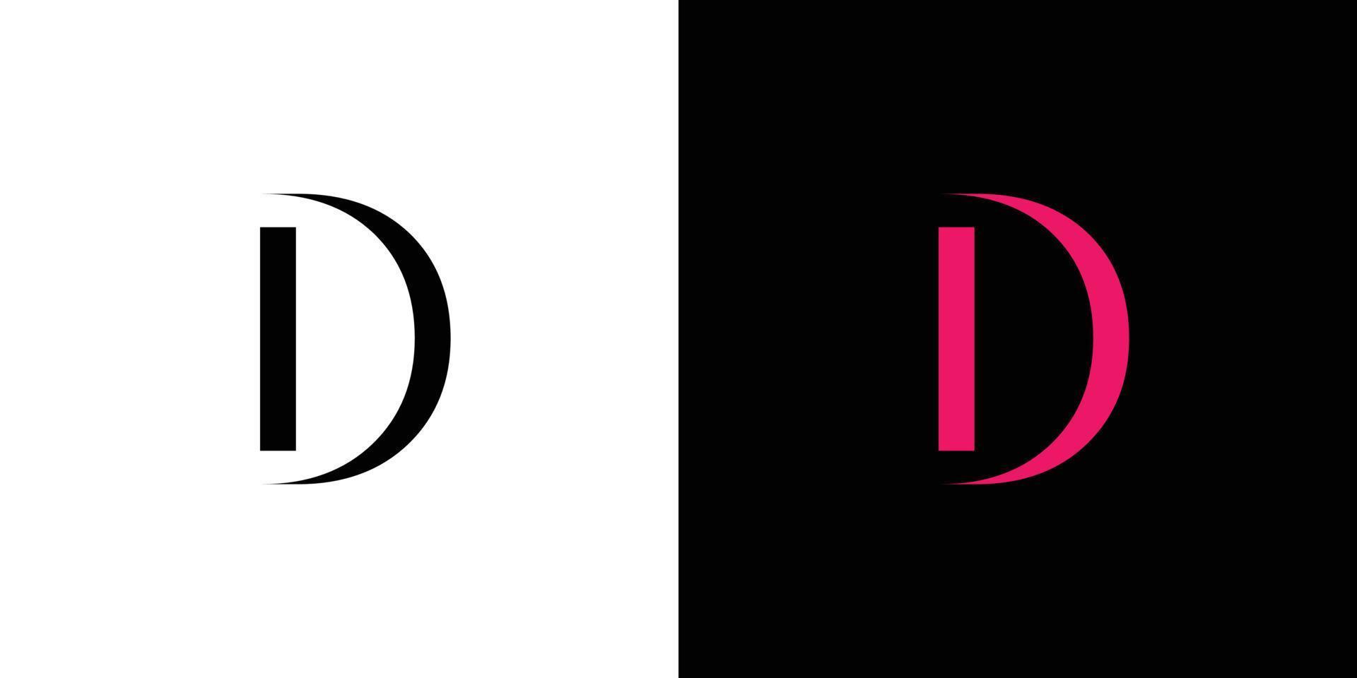 sencillo y moderno letra re iniciales logo diseño vector