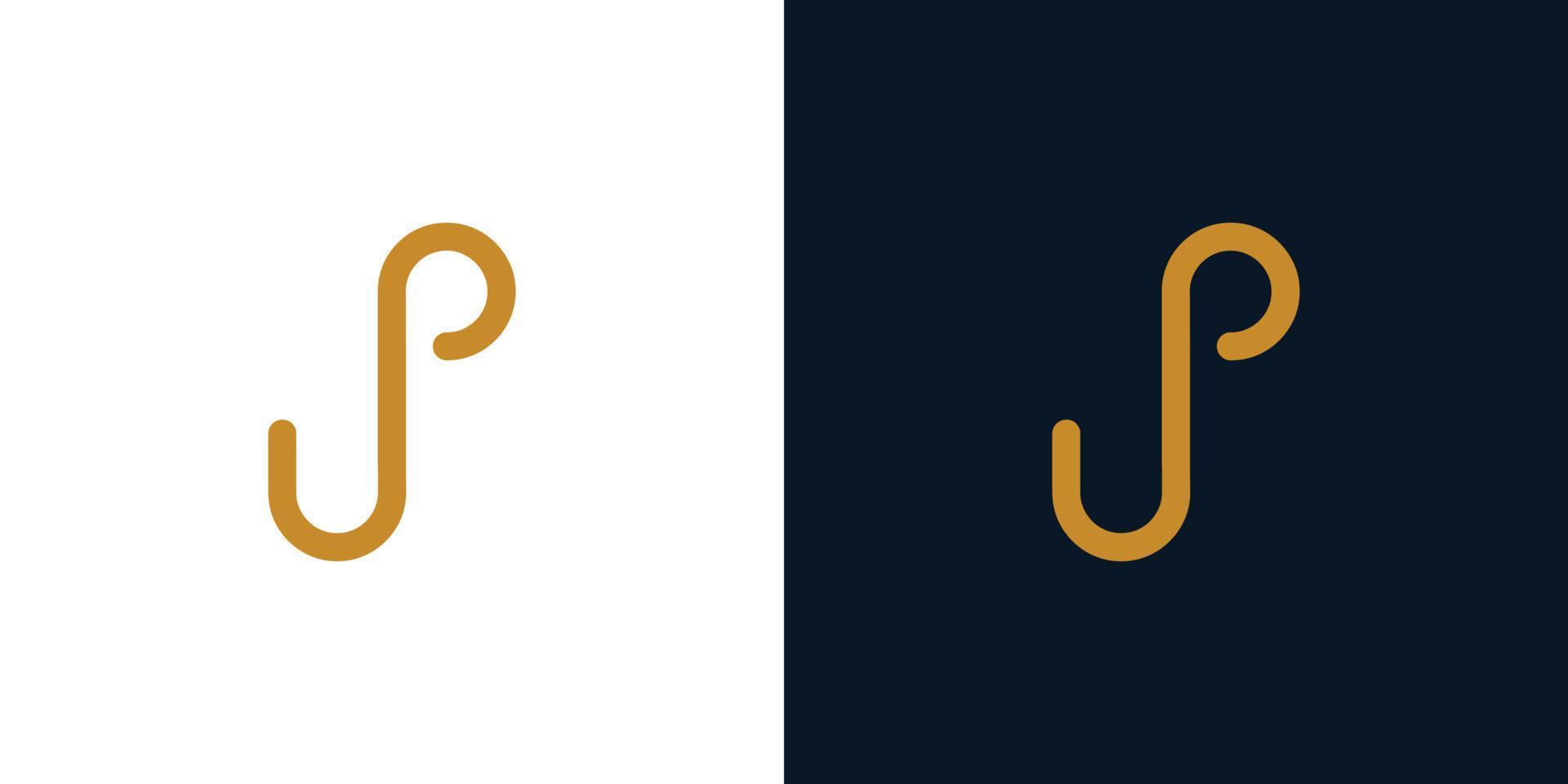 Simple and modern Up logo design 2 vector