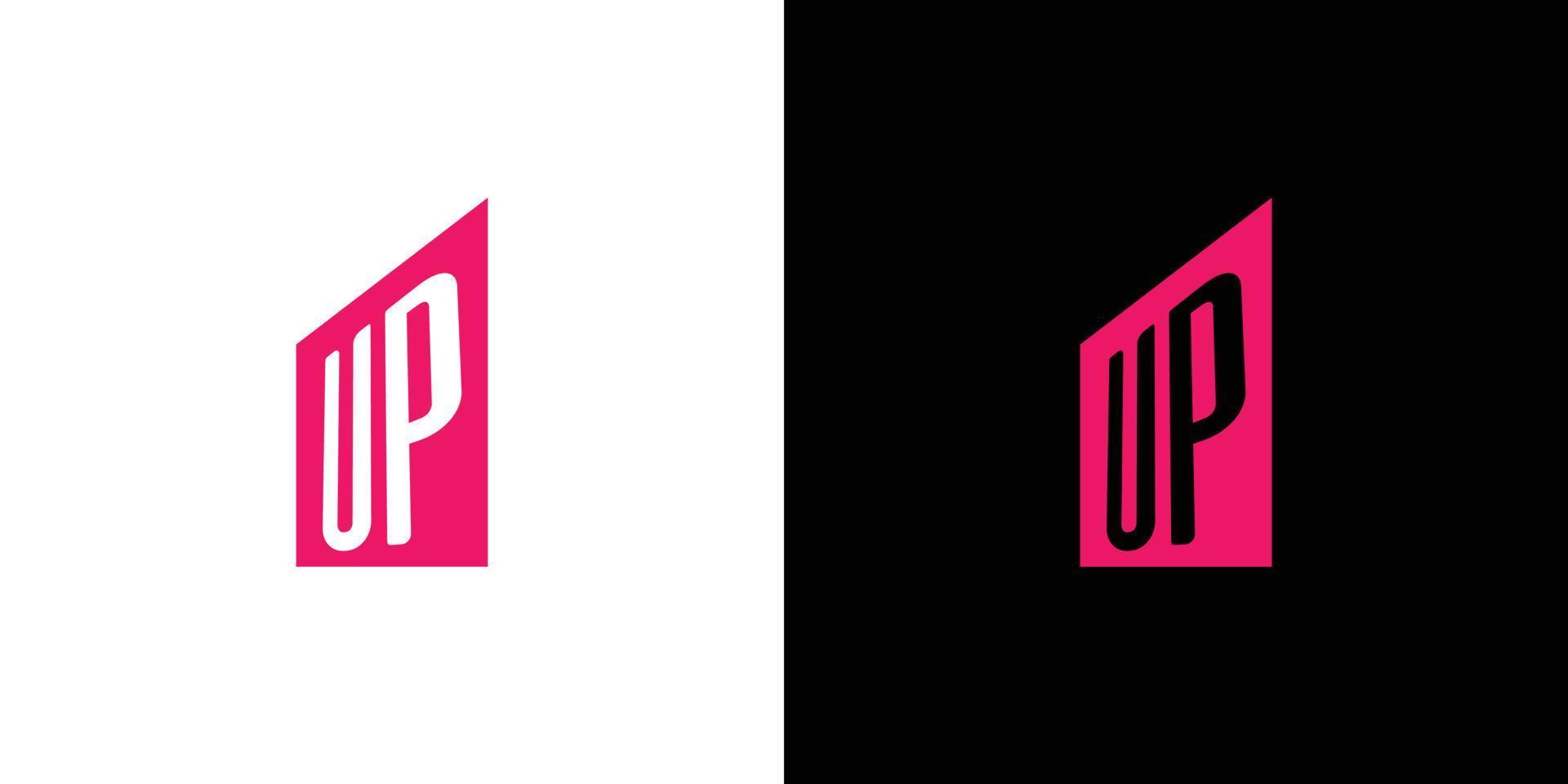 Simple and modern Up logo design 4 vector