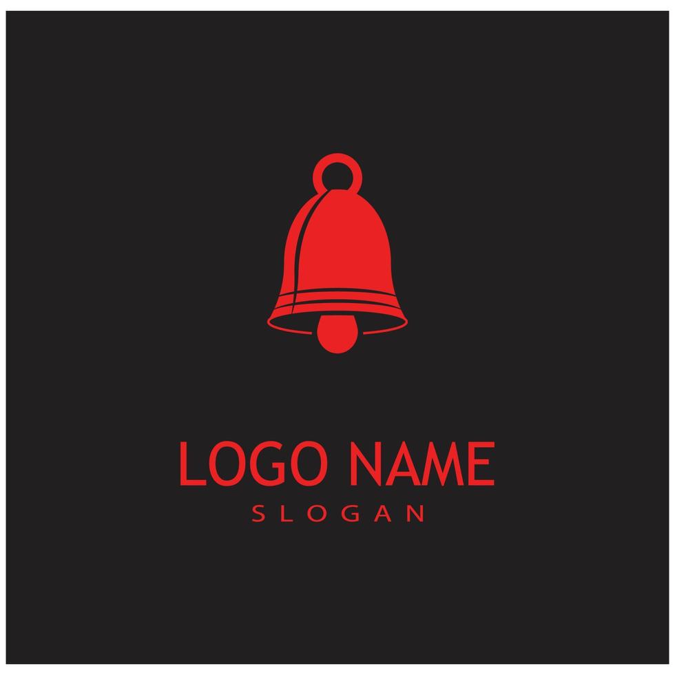 campana, logotipo, plantilla, vector, símbolo, ilustración, diseño vector