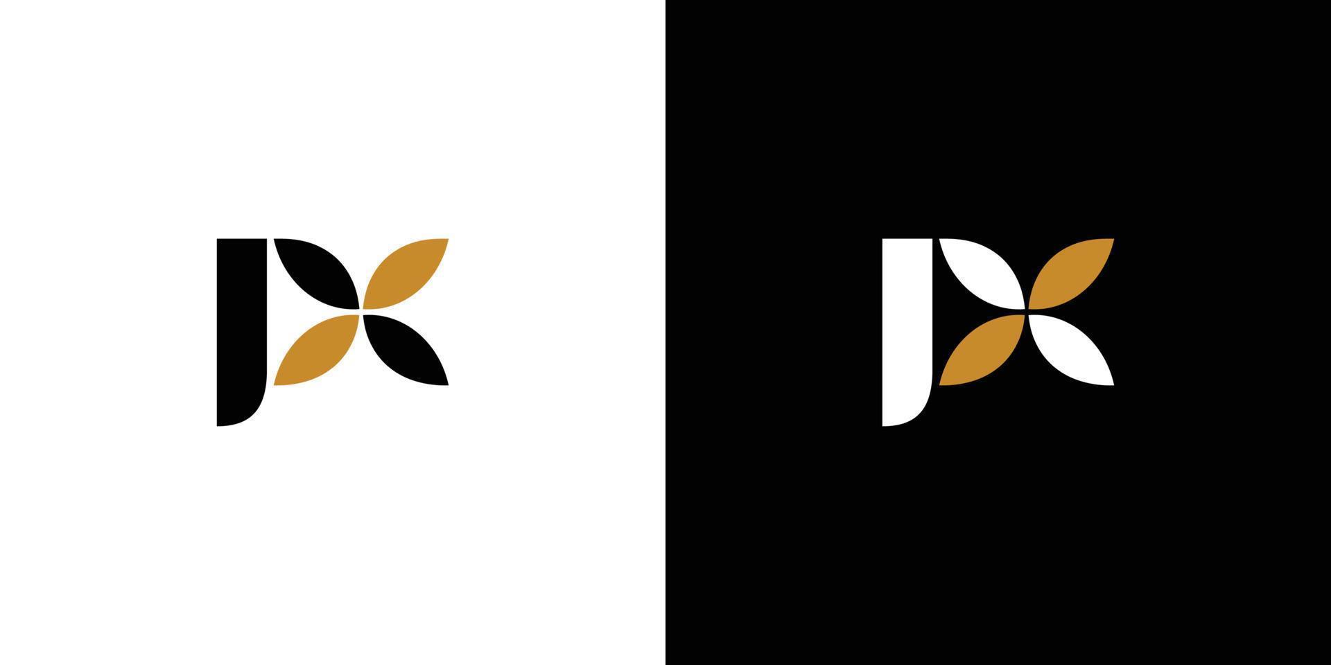 Unique and modern PX logo design vector