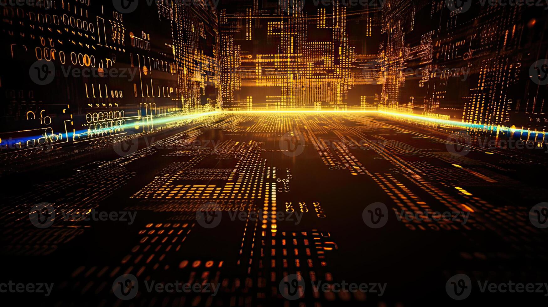 Programming code abstract technology background of software developer and Computer script. . photo