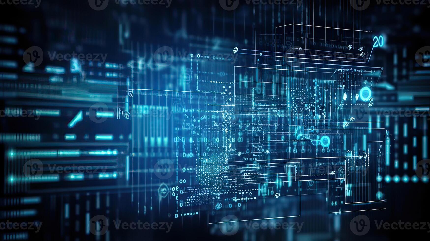 Programming code abstract technology background of software developer and Computer script. . photo