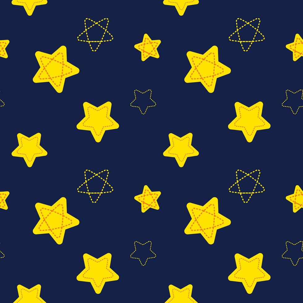 amarillo estrellas en Armada antecedentes vector
