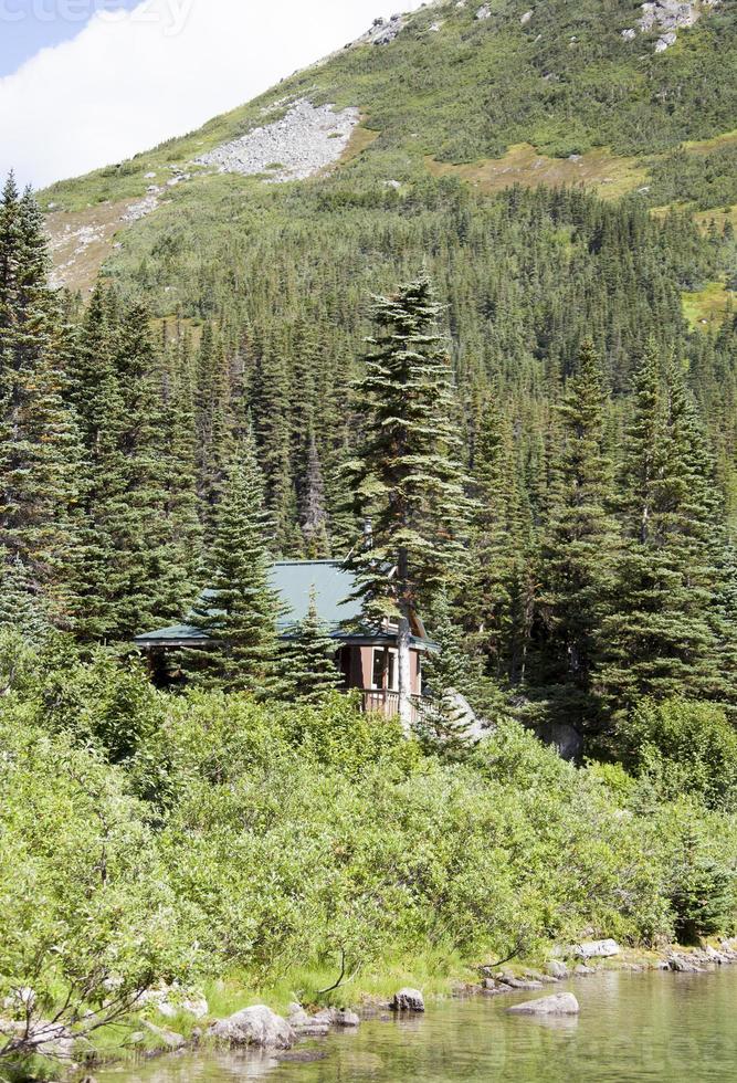 skagway pueblo Superior dewey lago de madera cabina foto