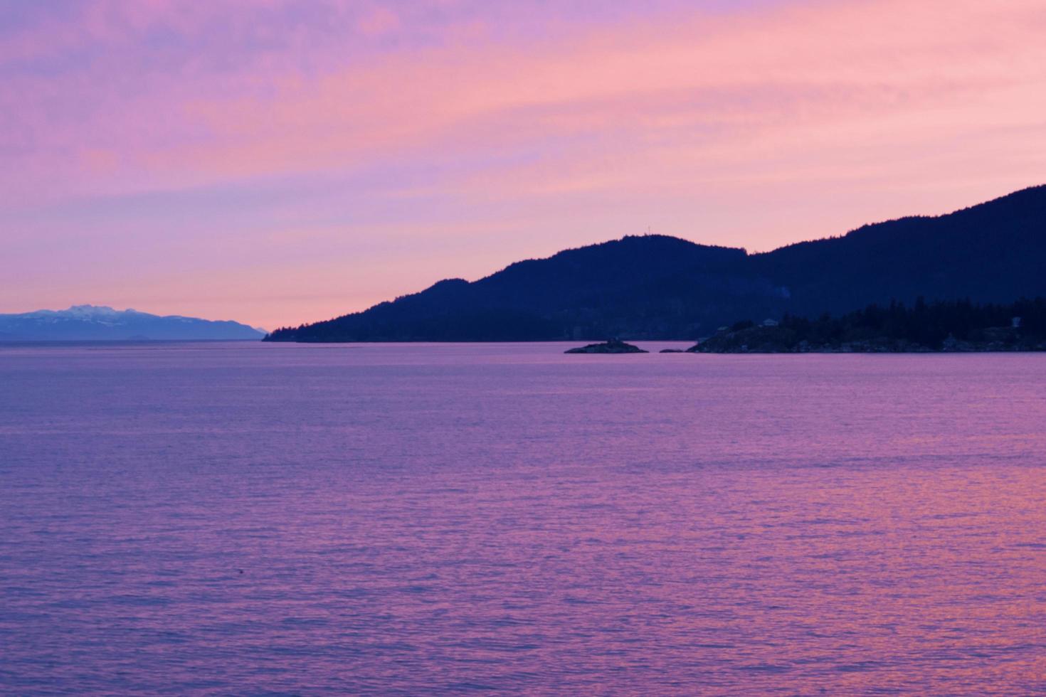Sunset from Lighthouse park photo