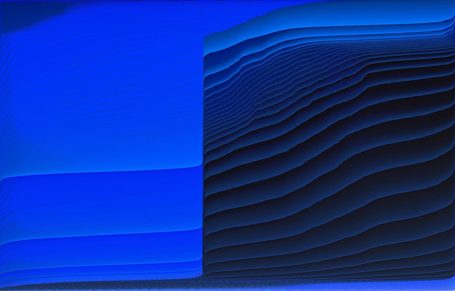 Blue rippled scape photo
