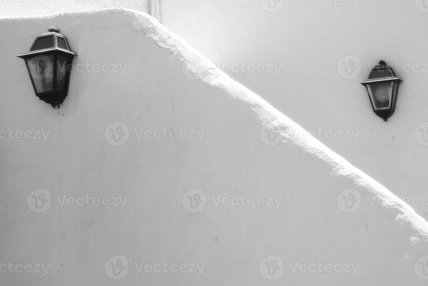 interesting, minimal background with bright architectural details in close-up photo
