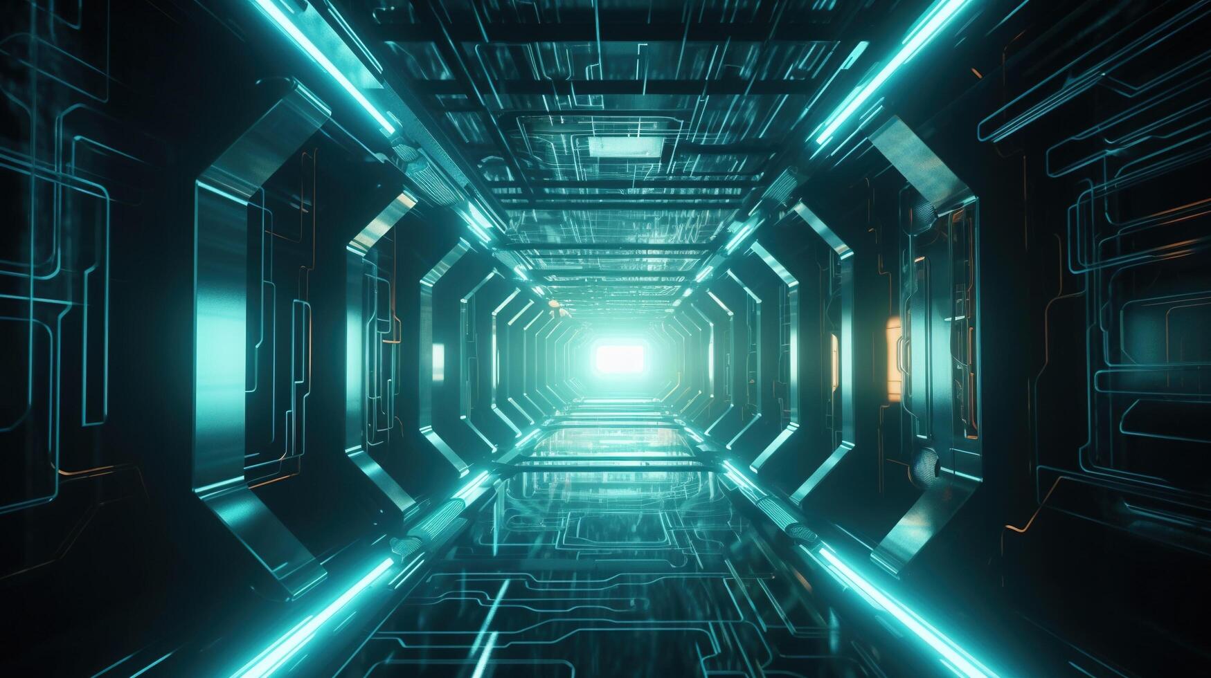 sci fi tunnel of light photo