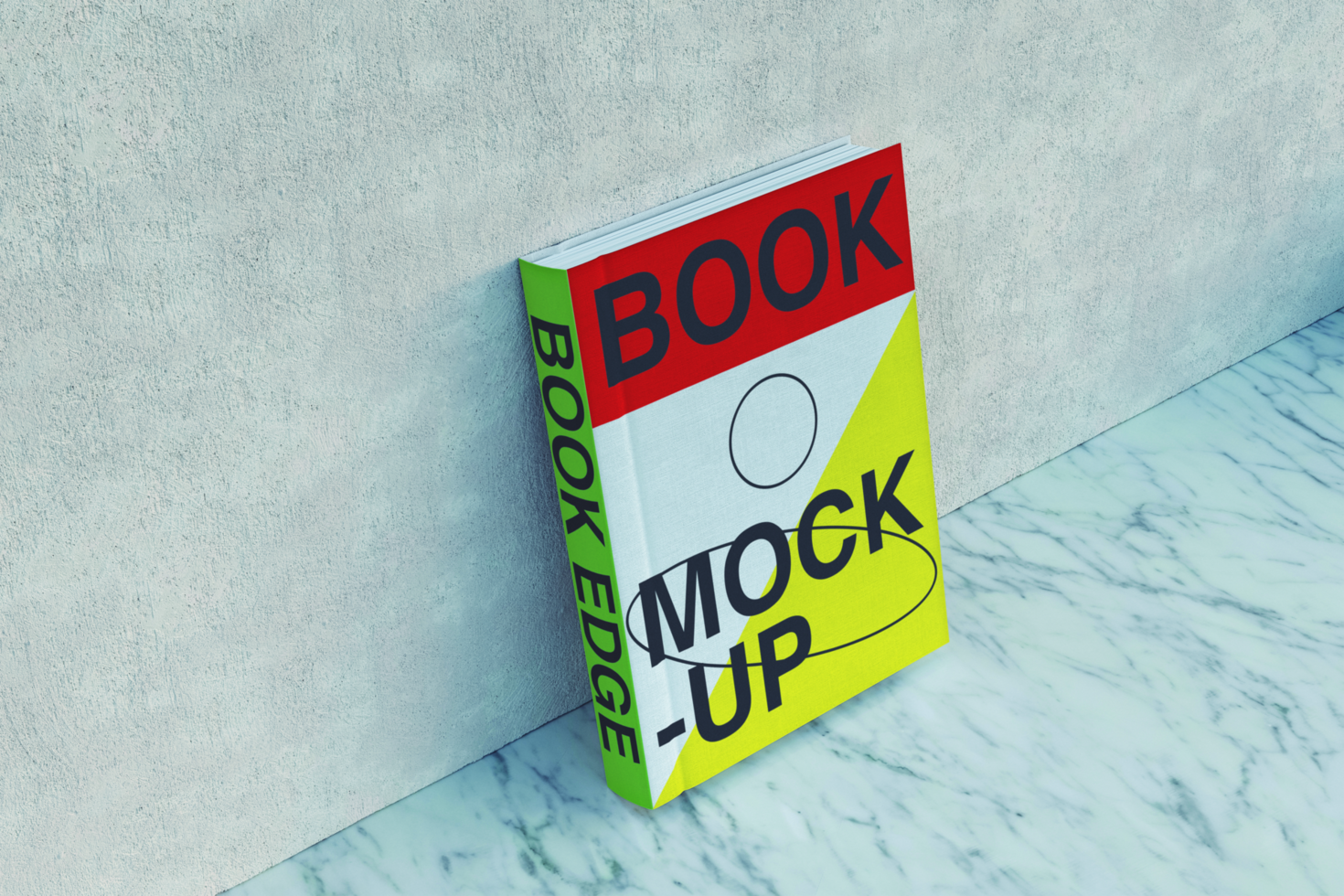 Mockup of a blank hardcover book. Template ready for design presentation. psd