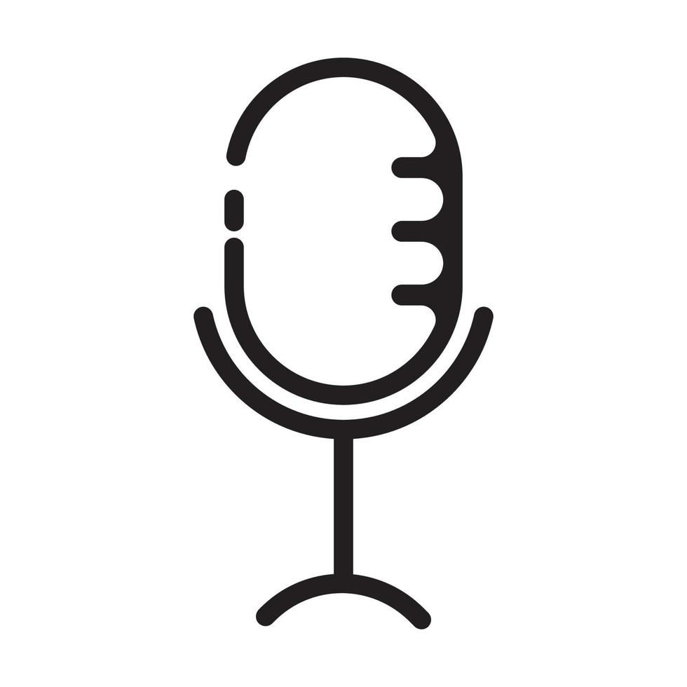 Microphone icon vector