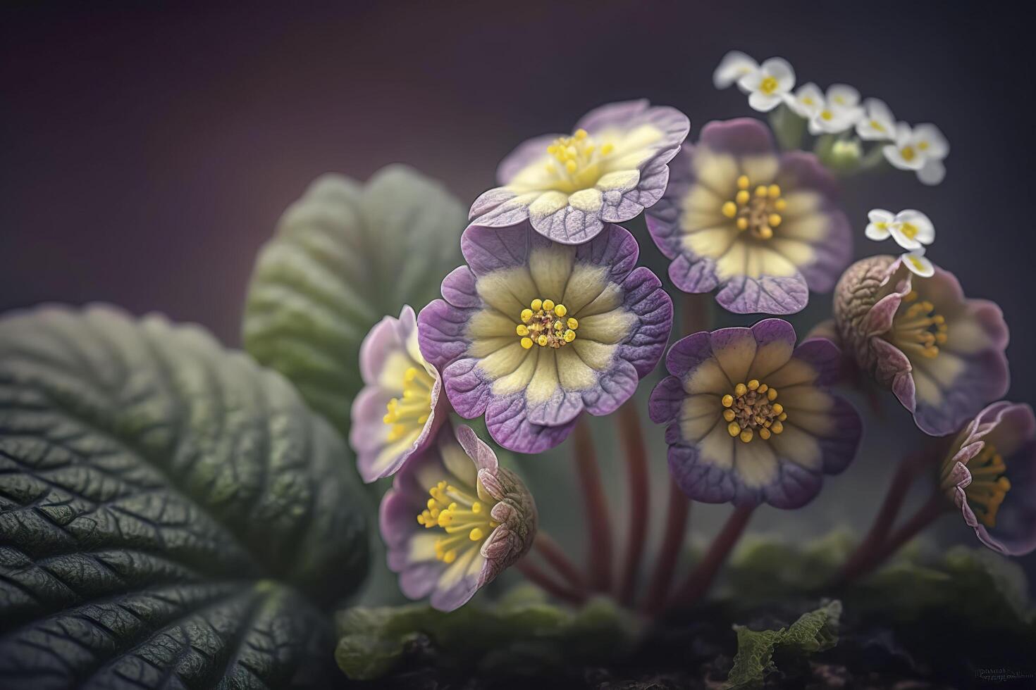 Primrose close-up. . photo