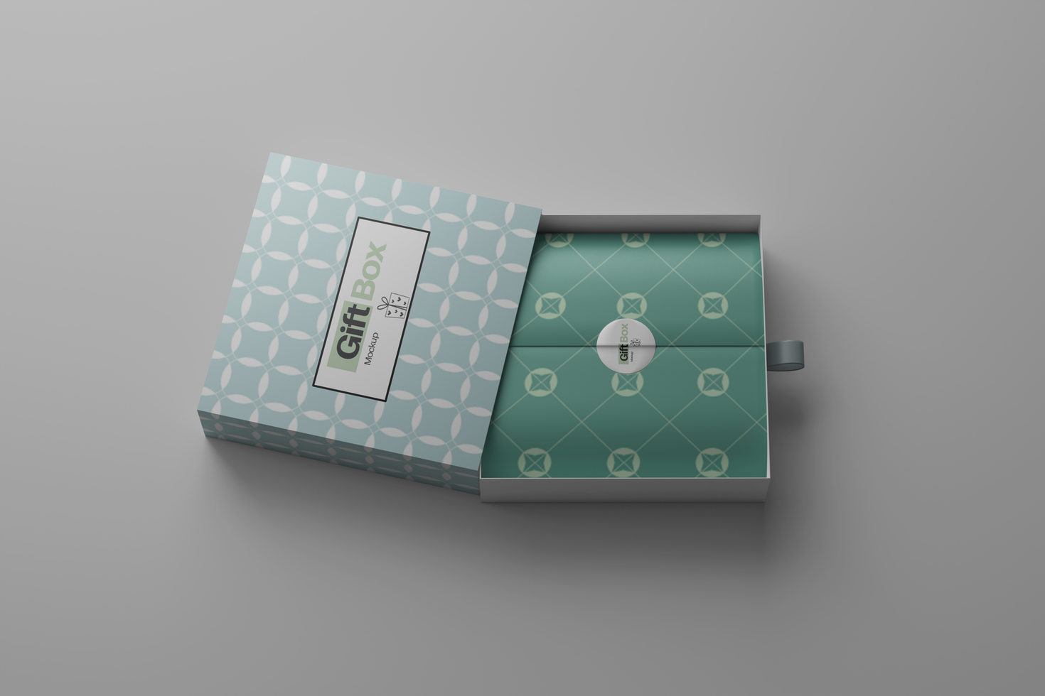 Gift Box Mockup psd