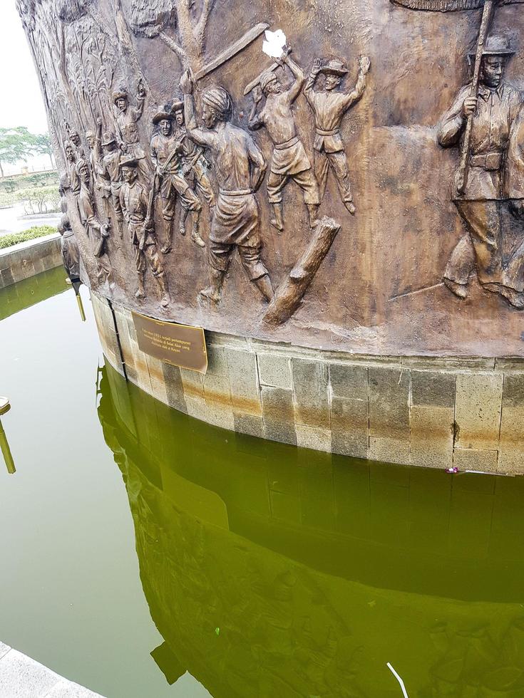 Riau, Indonesia in October 2019. Tepian Bandar Sungai Jantan TBSJ and is the main support for Siak tourism, photo