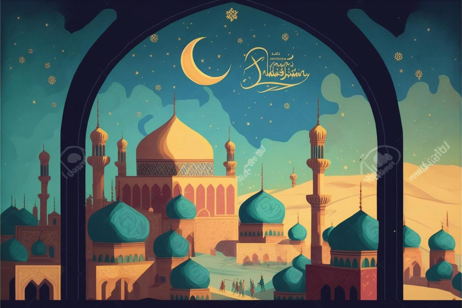 Ramzan Mubarak Happy Ramadan Eid Festive photo
