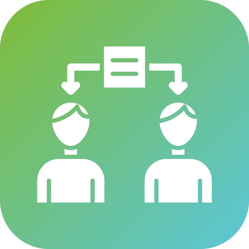 Information Sharing Vector Icon Style