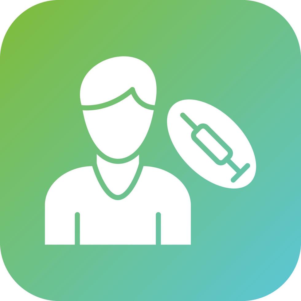 Drug Addiction Vector Icon Style