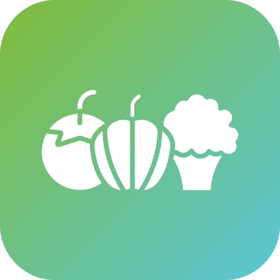 Vegetable Vector Icon Style