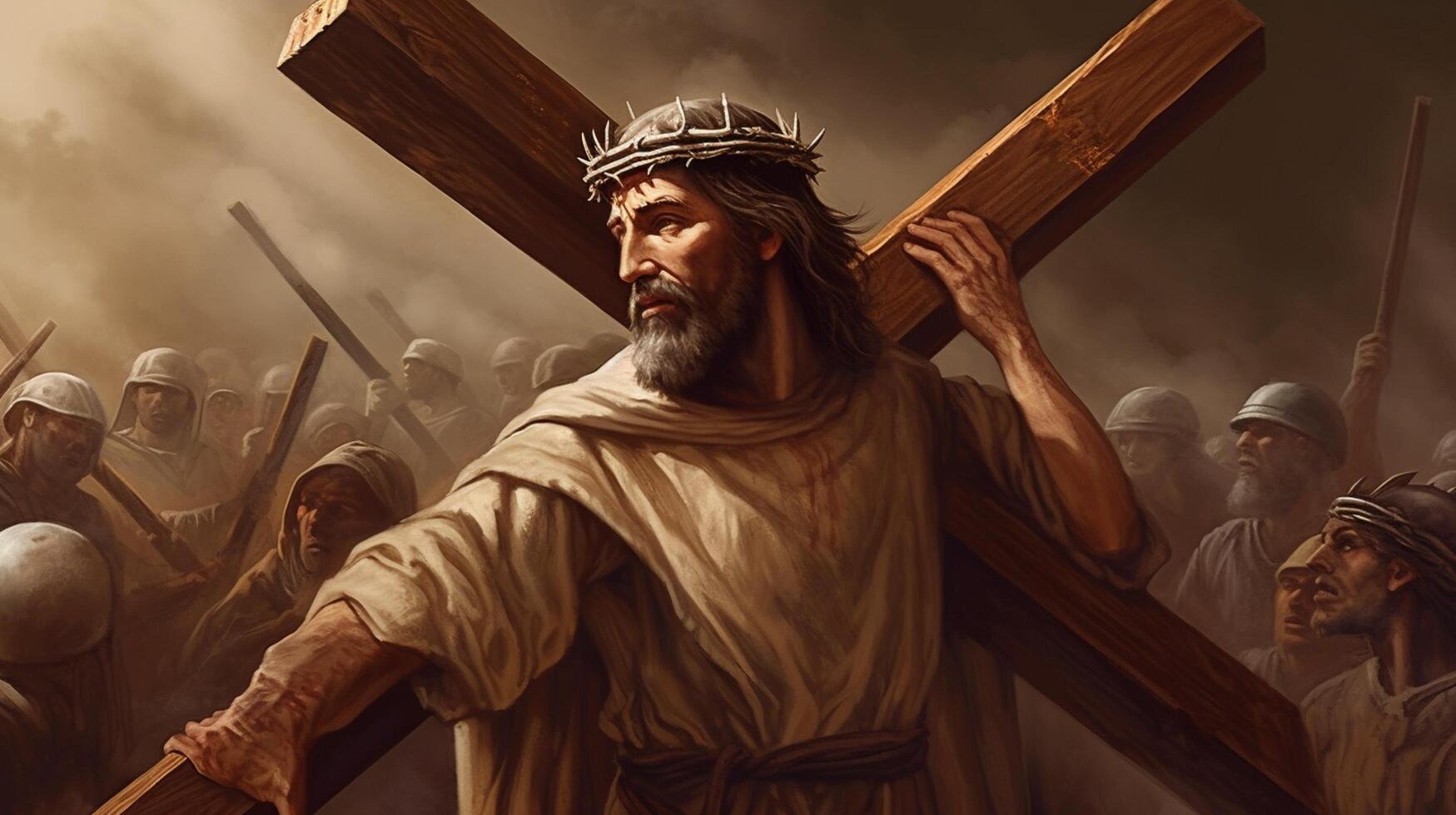 Good Friday Background Image Religious Cross photo