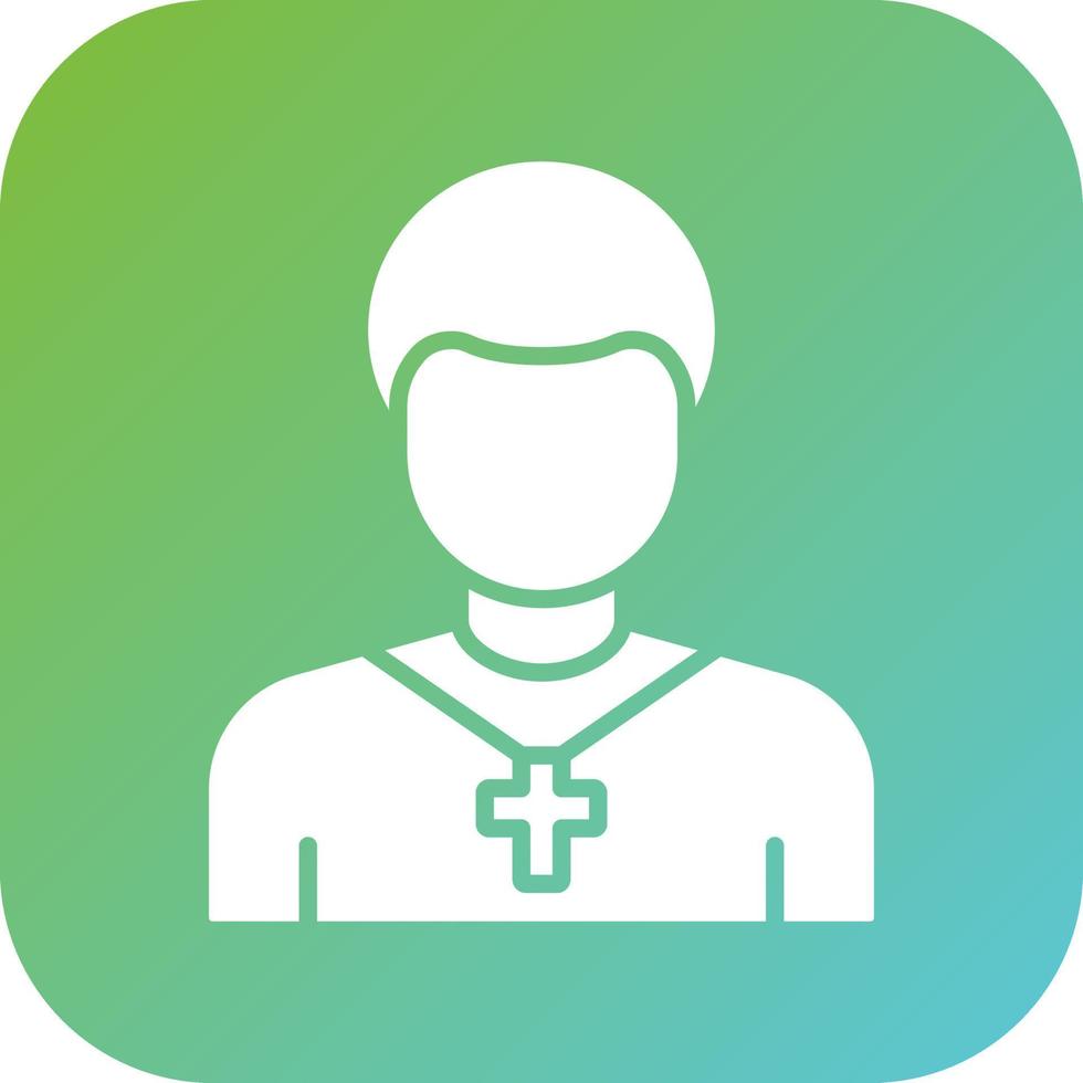 Priest Vector Icon Style