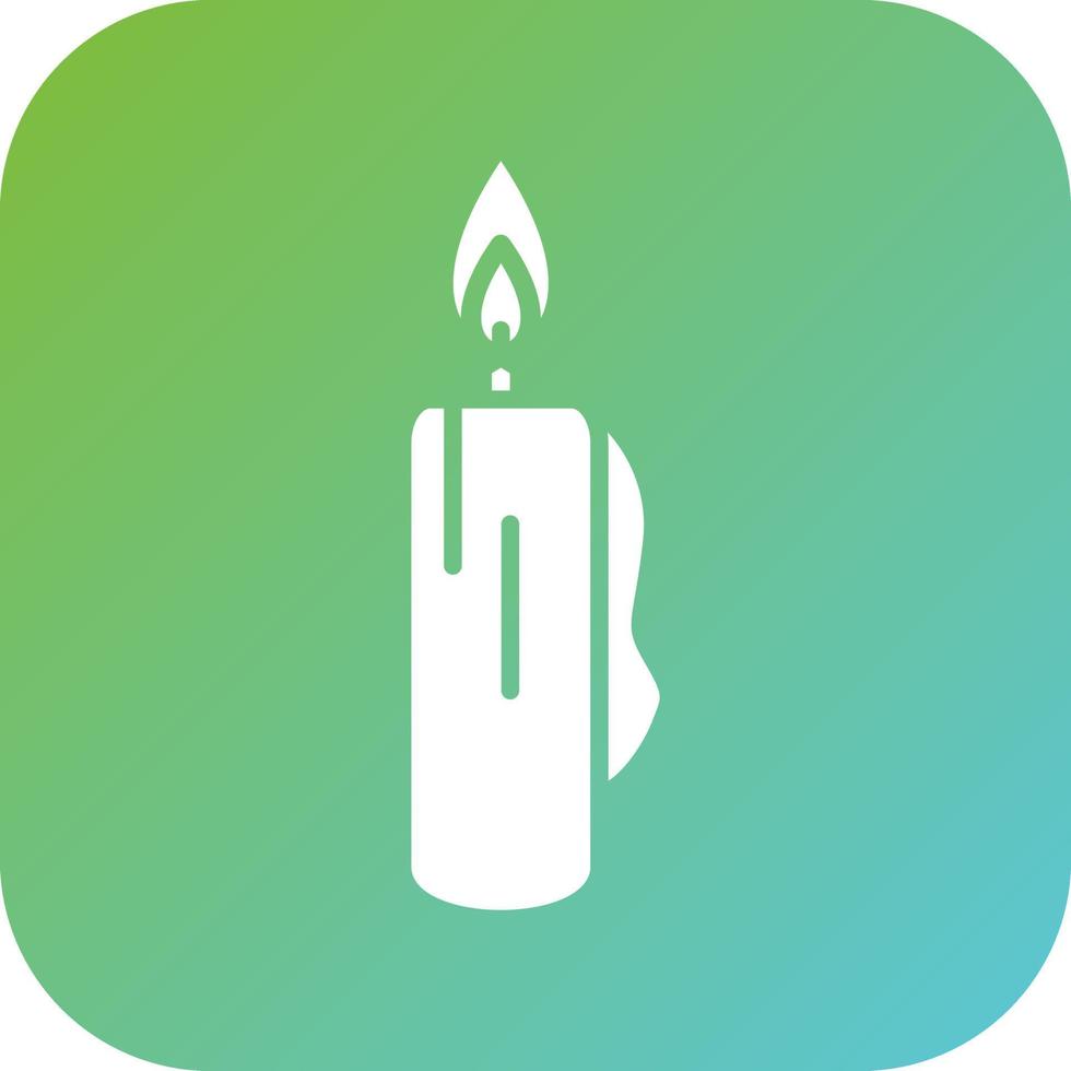 Candles Vector Icon Style