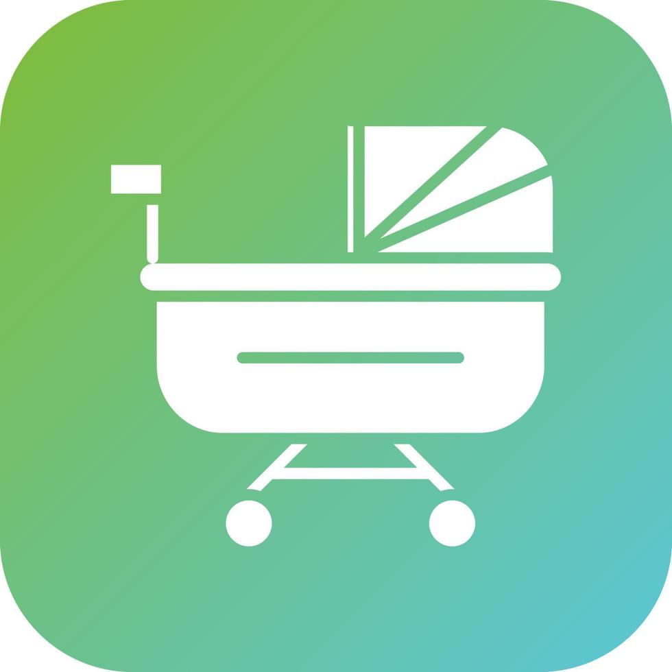 Stroller Vector Icon Style