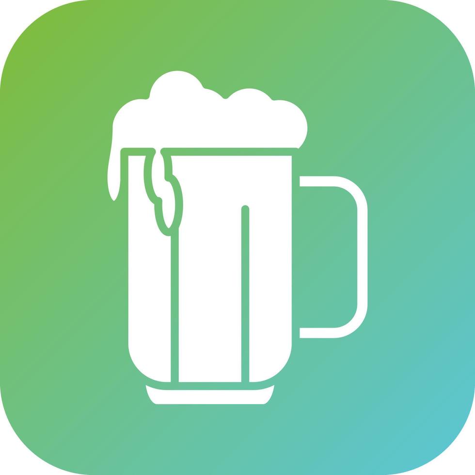 Beer Mug Vector Icon Style