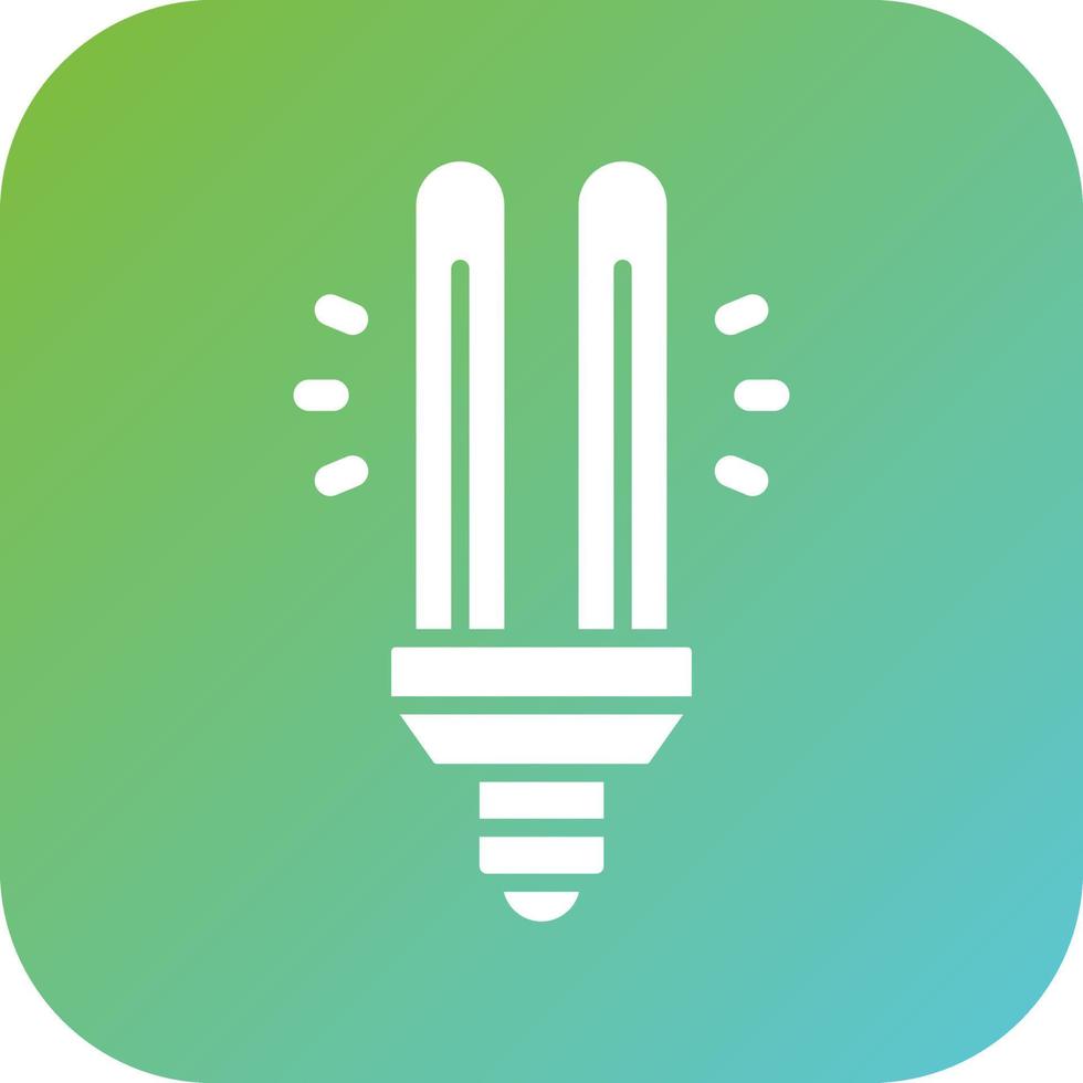 Cfl Compact Bulb Vector Icon Style