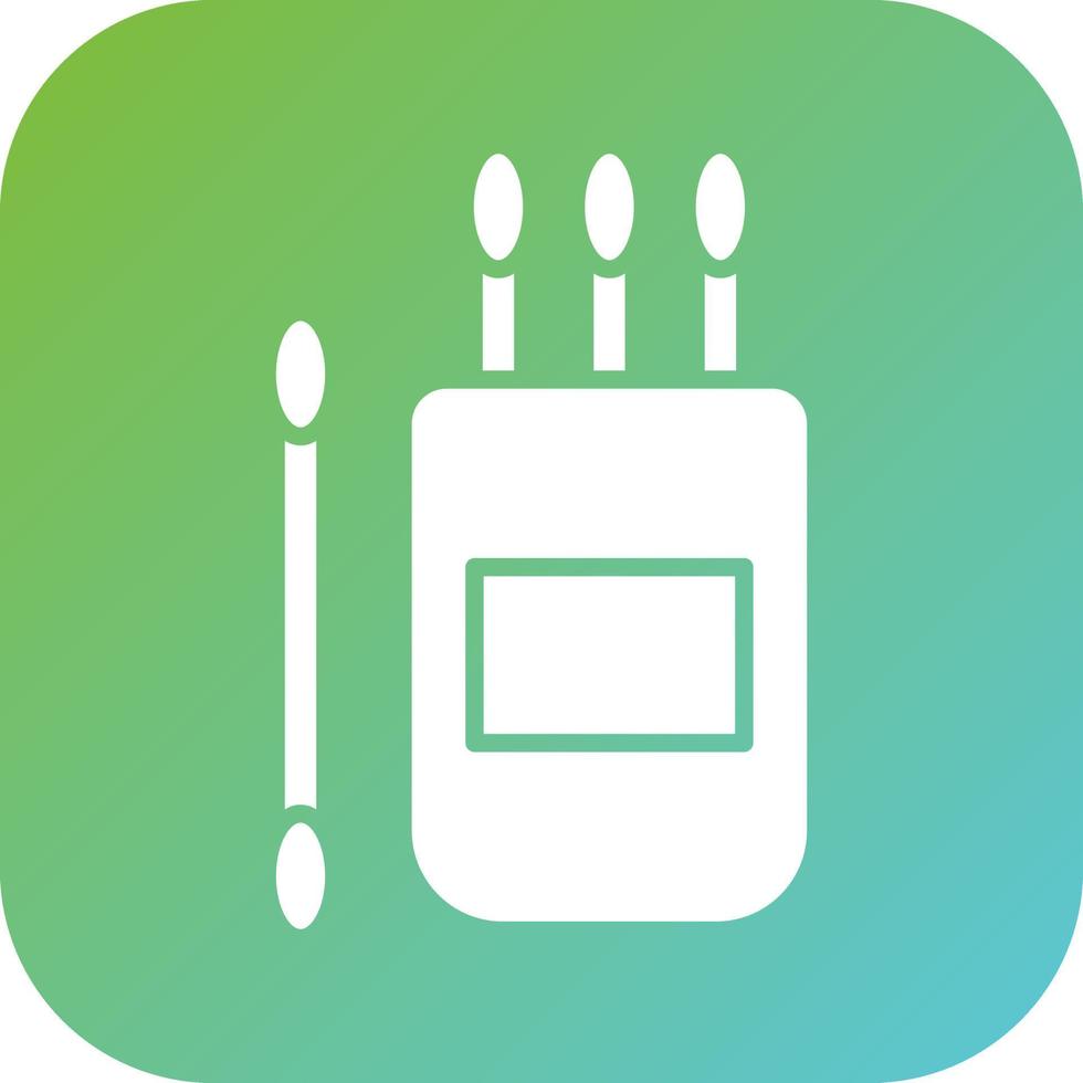 Cotton Swab Vector Icon Style
